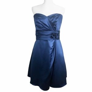 ALLURE BRIDALS Bridesmaid Dress Strapless Satin